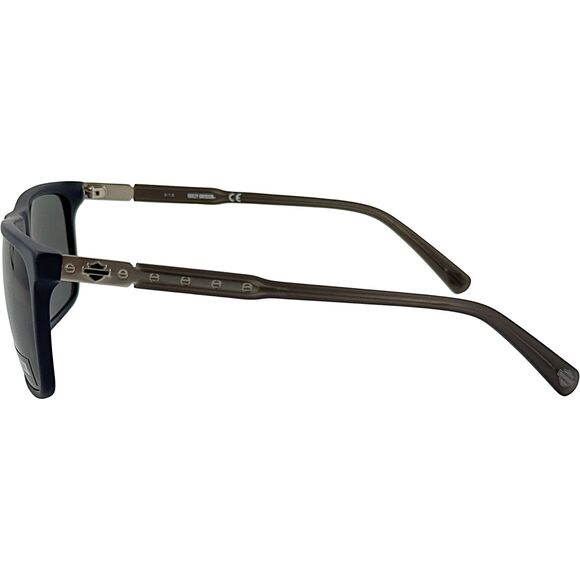 Harley Davidson HD0934X Mens Plastic Sunglass 91A Matte Blue 55-19 w Case - Picture 4 of 5